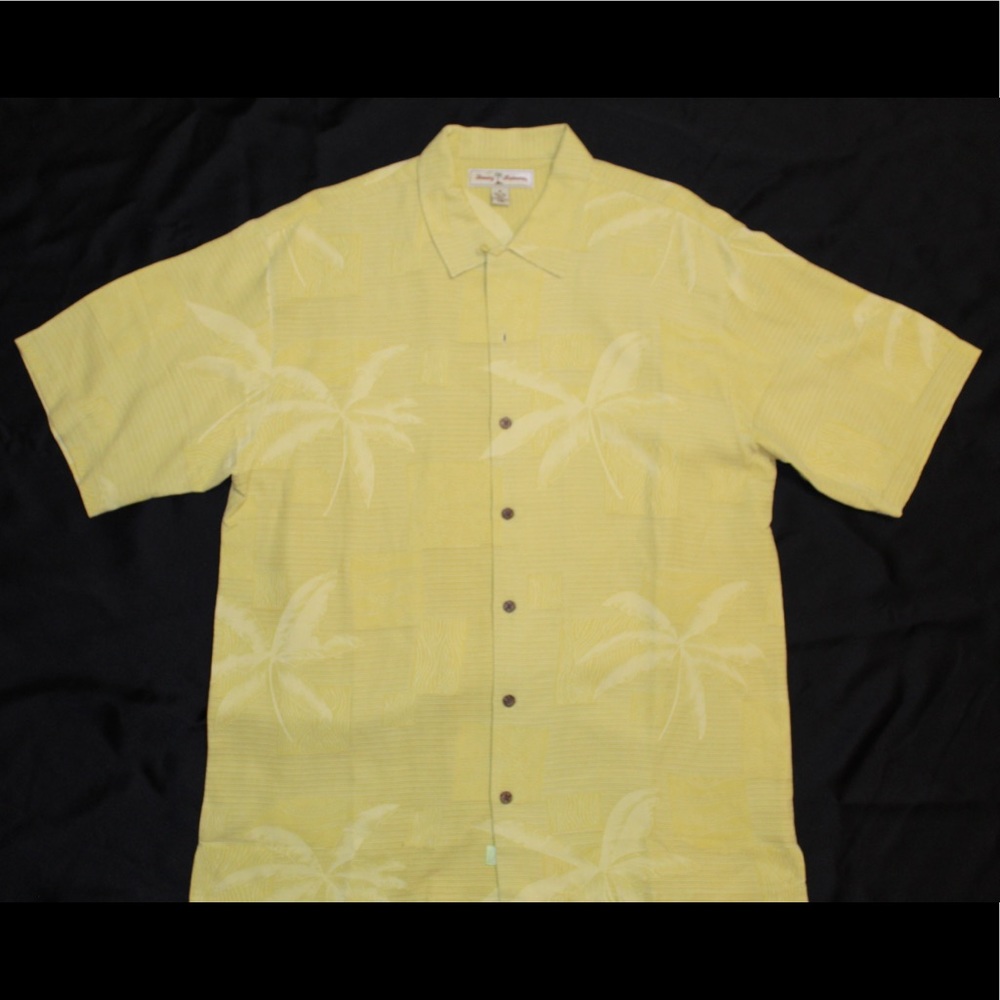 Tommy Bahama Mens Medium Hawaiian 100% Silk Shirt